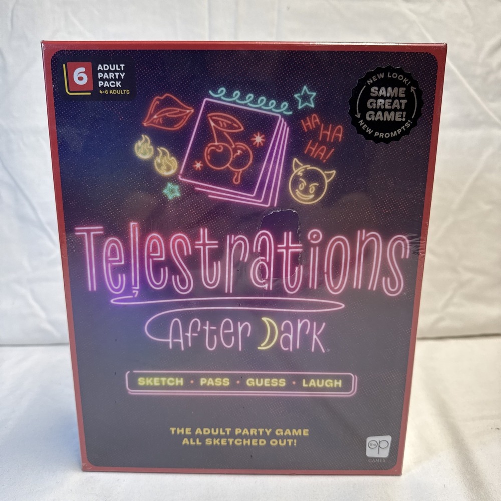 Telestrations: After Dark 8 Player 2nd Edition Board Game, Adults-Only Laugh ...